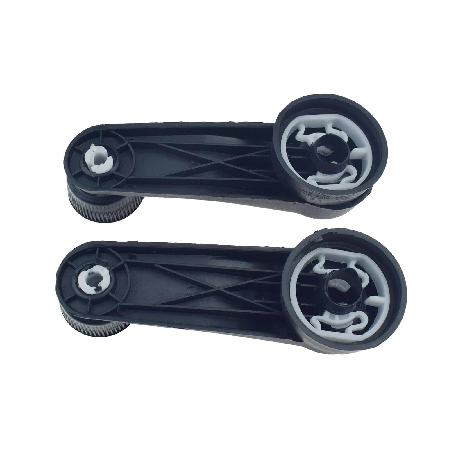 Kebjsbgtd One Color 2Pcs Window Winder Crank Handle For V&W T4 Transporter Golf Mk3 Mk4 Caddy For Sk&Oda Octavia Fabia 1H0837581d Cars Doors Handles