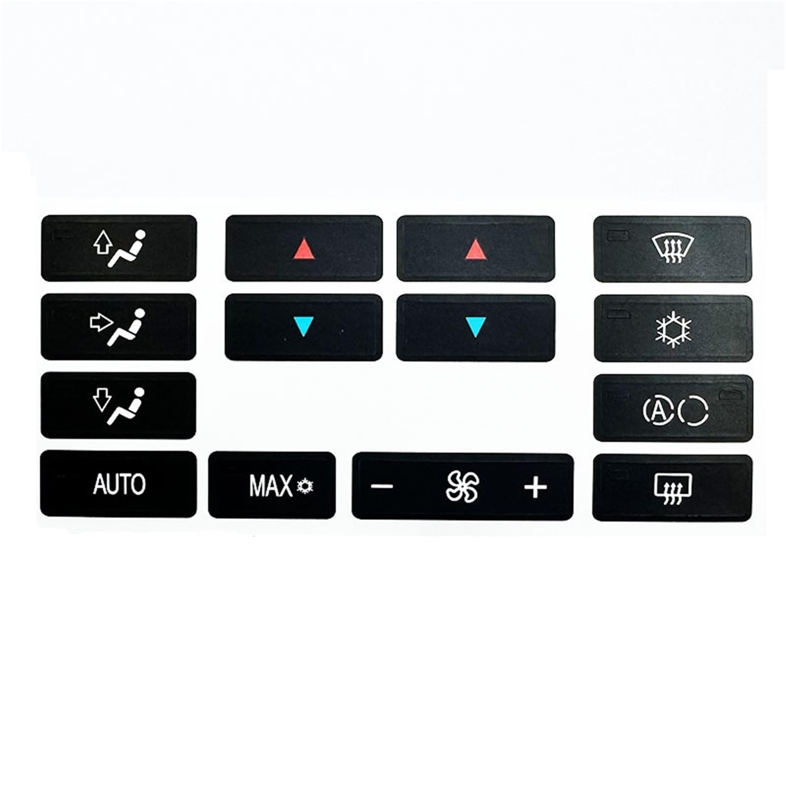Interior Button Stickers Compatible with BMW X5 E53 1999-2006