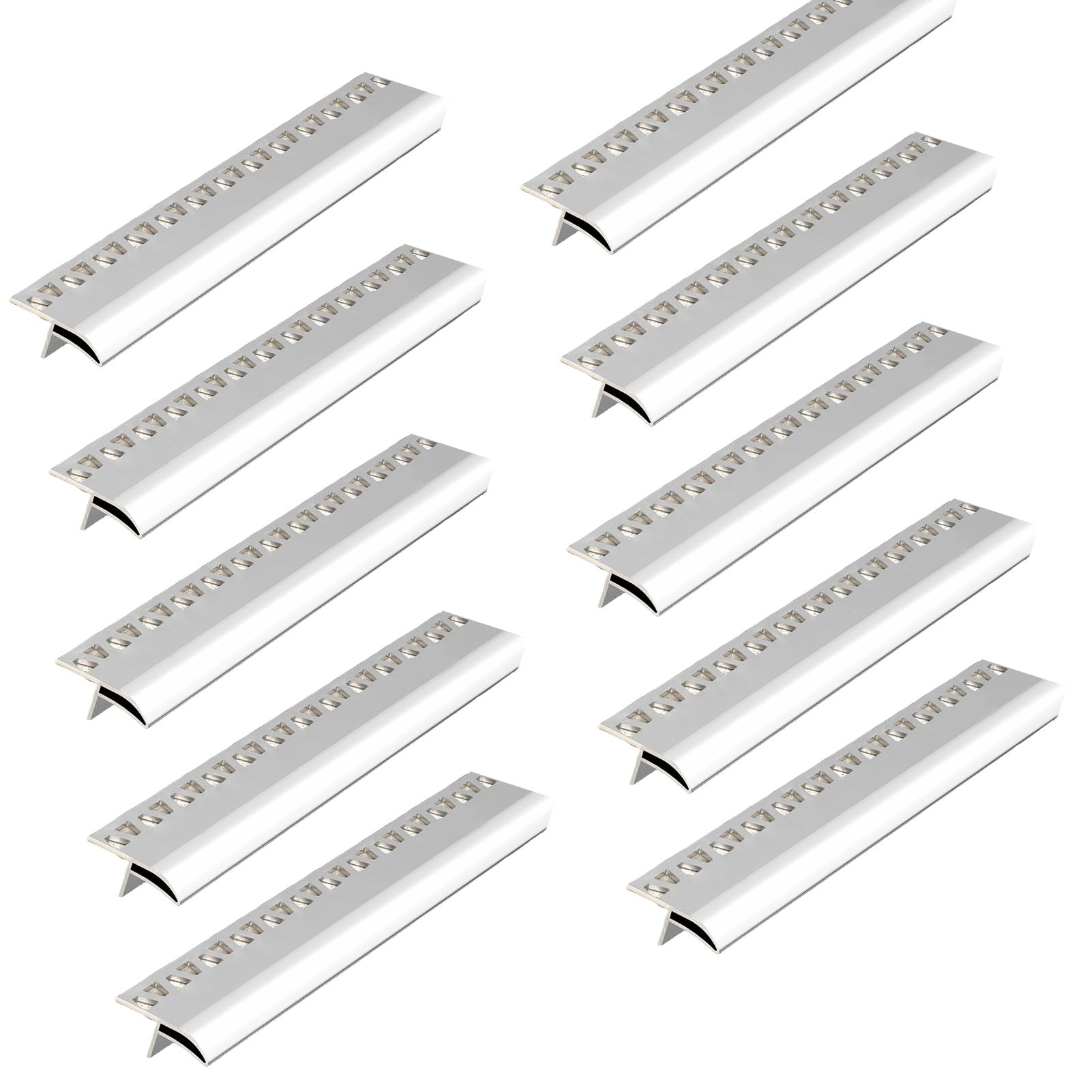 Perfil Goteron Exterior Perfil Vierteaguas Exterior Anti-manchas, Pack Múltiple de Tira Desviadora para Bordes de Techo, Moldura Antigoteo para Aleros(W35mm/1.4in,10pcs)