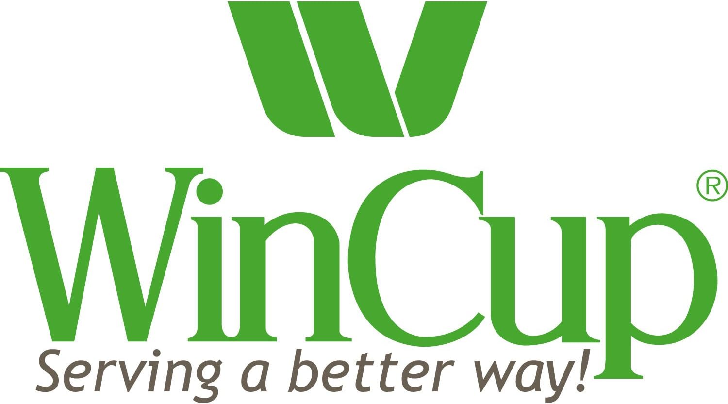 Wincup 32CC32VIO Vio Biodegradable Cups, Foam, 32 oz, White/Green