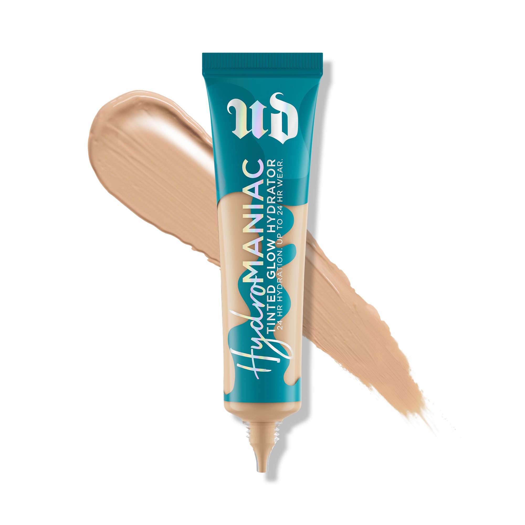 Urban Decay Hydromaniac Dewy Foundation (30 Fair Medium Neutral), Hydrating Tinted Moisturizer for Dry Skin, Buildable Medium Coverage, Non-comedogenic, Vegan, Cruelty-free - 1.1 fl oz