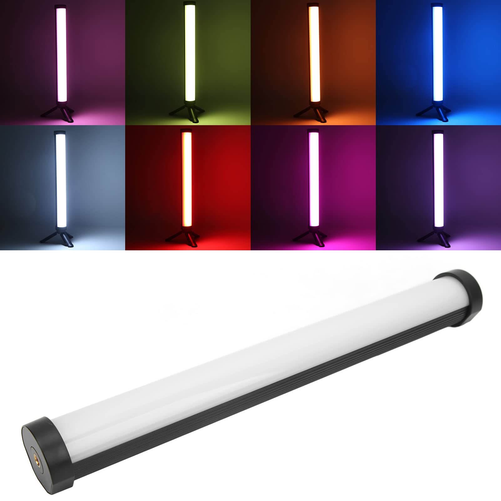 Tube Lumineux LED RGB NiceFoto - Rechargeable, écran, Effets De Lumière, Pour Photo, Vidéo, Création