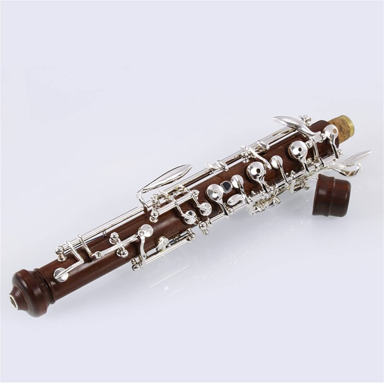 Parti oboe Strumento Di Oboe Semi/Automatico In Argento Mogano Placcato (Color : Automatic)