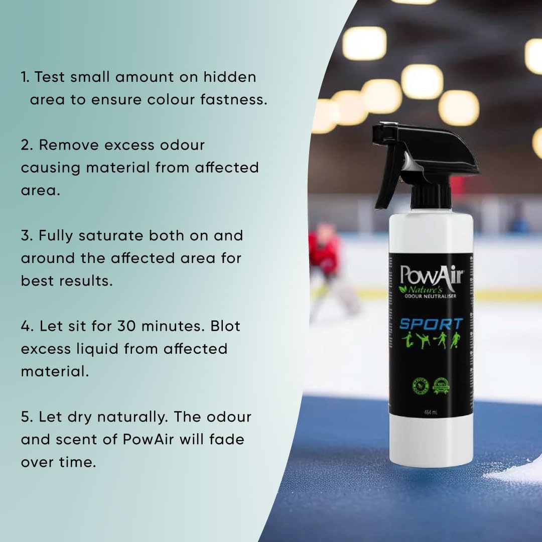 PowAir Sport Geruchsentferner - Enzymatic Formel 922ml Gegen Schweißgeruch