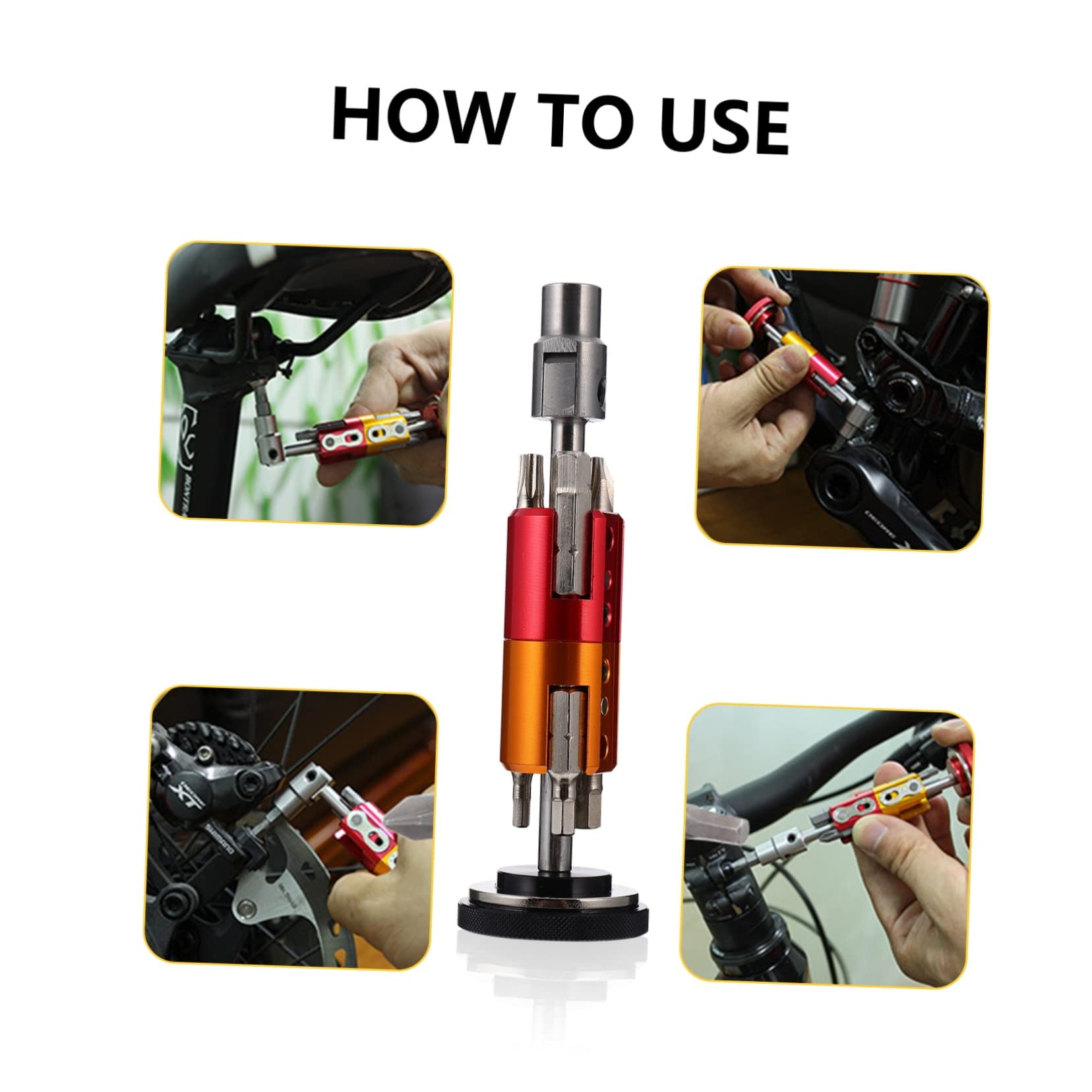 BESPORTBLE 2 Pz Strumenti per La Riparazione Kit Cacciavite a Cricchetto Cacciavite a Cricchetto per Bici Mini Cacciavite a Punta Mini Bici Ruotare Gruppo Tondo Precisione Lega di Alluminio