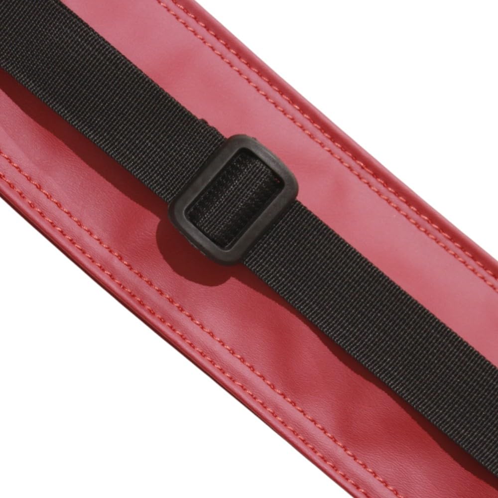 Billiedge Premum Billiard Snooker 3/4 Cue Stick Cover (3/4 One Quarter Butt) Cue Cover with Pocket (Red) 4