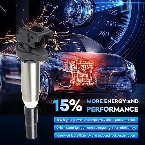6 PCS Ignition Coil Packs for BMW 328i 3.0L L6 2007-2013, 320i 323i 325i 325Xi 330Ci 330i 335i 335xi 525i 525xi 528i 528xi 530i GT 530xi 535i 535xi 740i 740Li X3 X5 X6 Z4 128i 135i, Replaces UF592 by Aeagle - Used condition - Image 4