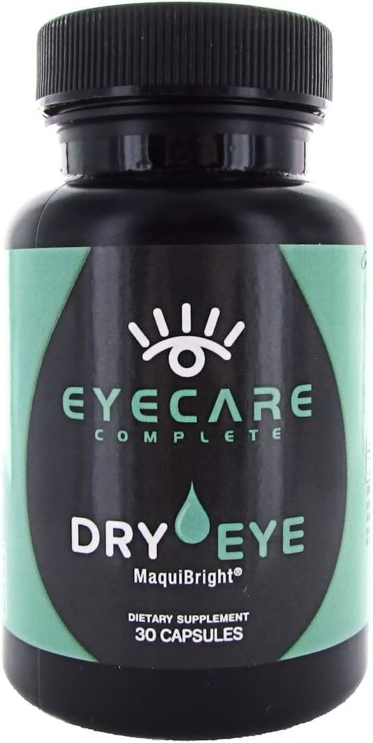 EyeCare Complete - Dry Eye, Helps Reduce Dry, Itchy, and Irritated Eyes, Convenient, Effective & Powerful Alternative to Eye Drops, Gels, and Masks, 30 Capsules