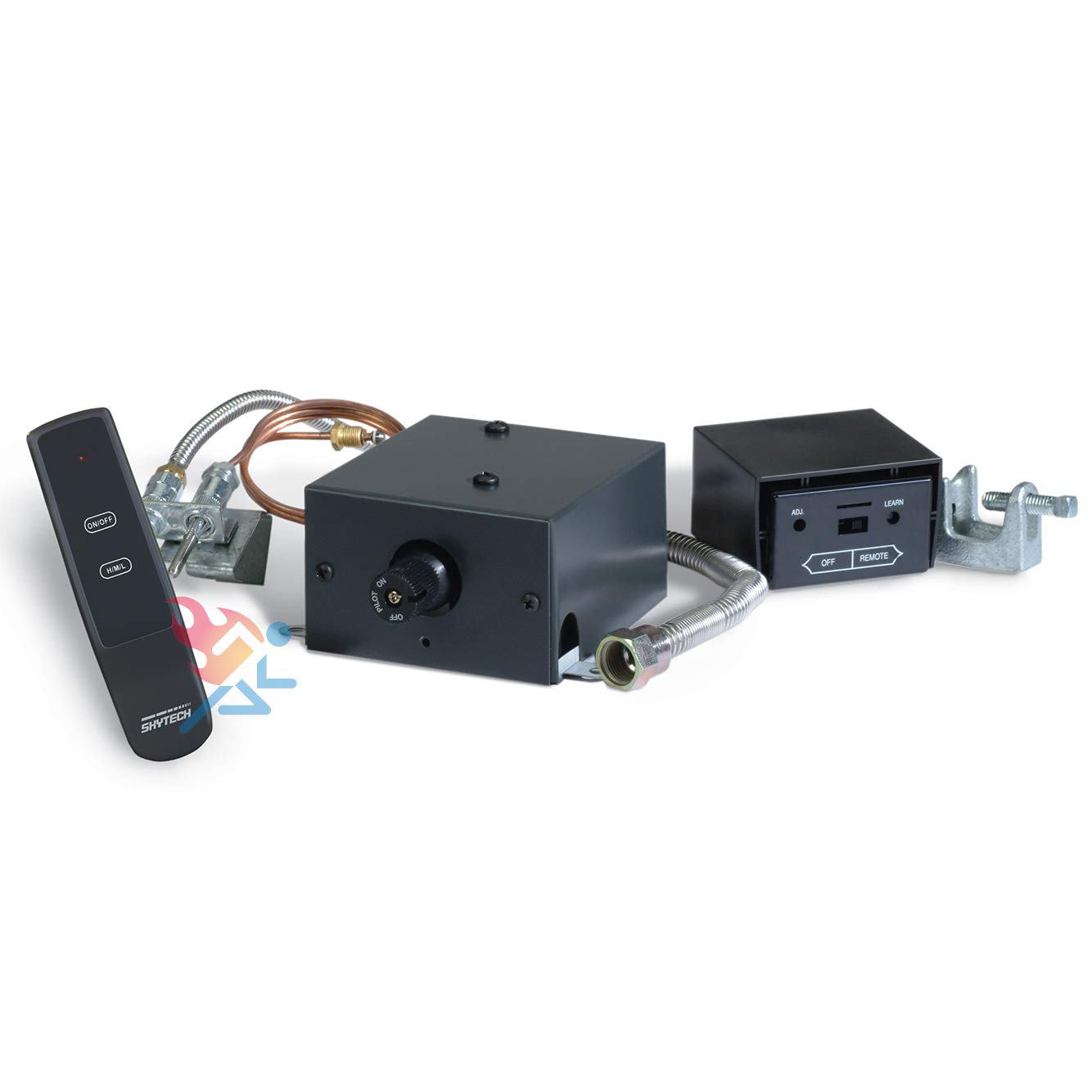 Skytech 9800339 AF-LMF/RVS Fireplace Remote Control for Modulating Flame of Gas Log Fireplaces