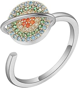 StarGems Bracciale Fascia Regolabile In Moissanite 0.5ct – Argento 925 Platinato, Con Zirconi, Tecnologia StarShield