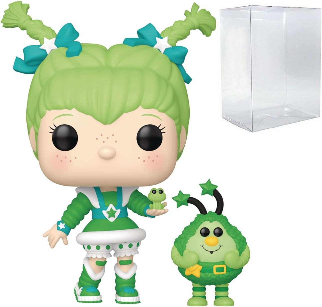 POP Rainbow Brite - Patty O'Green & Lucky Funko Vinyl Figure (Bundled with Compatible Box Protector Case), Multicolored, 3.75 inches
