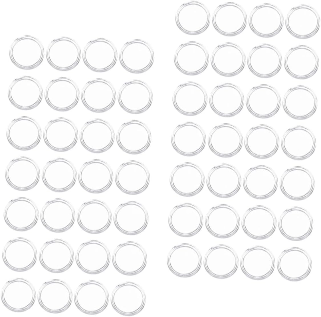 Uonlytech 21mm Acrylic Coin Capsule Holder Box Coin Storage Case for Collectors for Easy Display and Protection