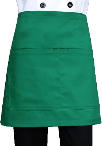 Unisex Kitchen Cooking Waist Half Apron Restaurant Bistro Aprons