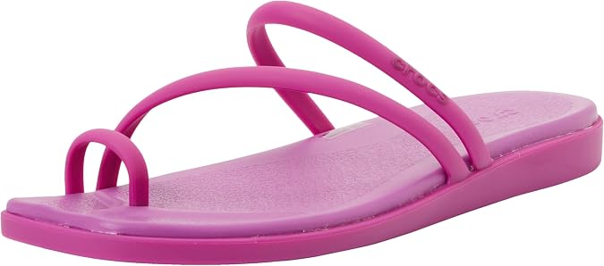 Crocs Damen Miami Toe Loop Sandal Flache Sandale