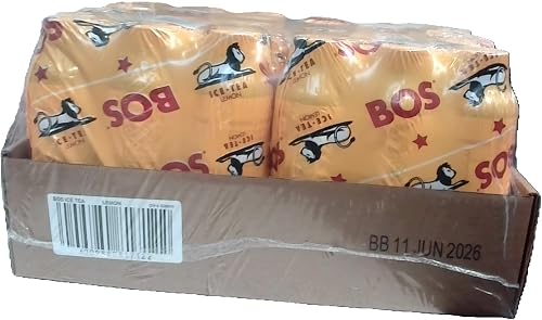 BOS Lemon Flavoured Rooibos Iced Tea 500 ml (Pack of 24)