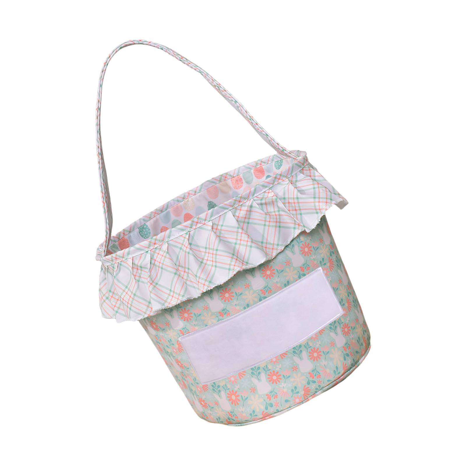 HENYGEN Spacious Easter Themed Cloth Organiser with Handle Storage Basket Wrapping and Household Items Easter Home Deck