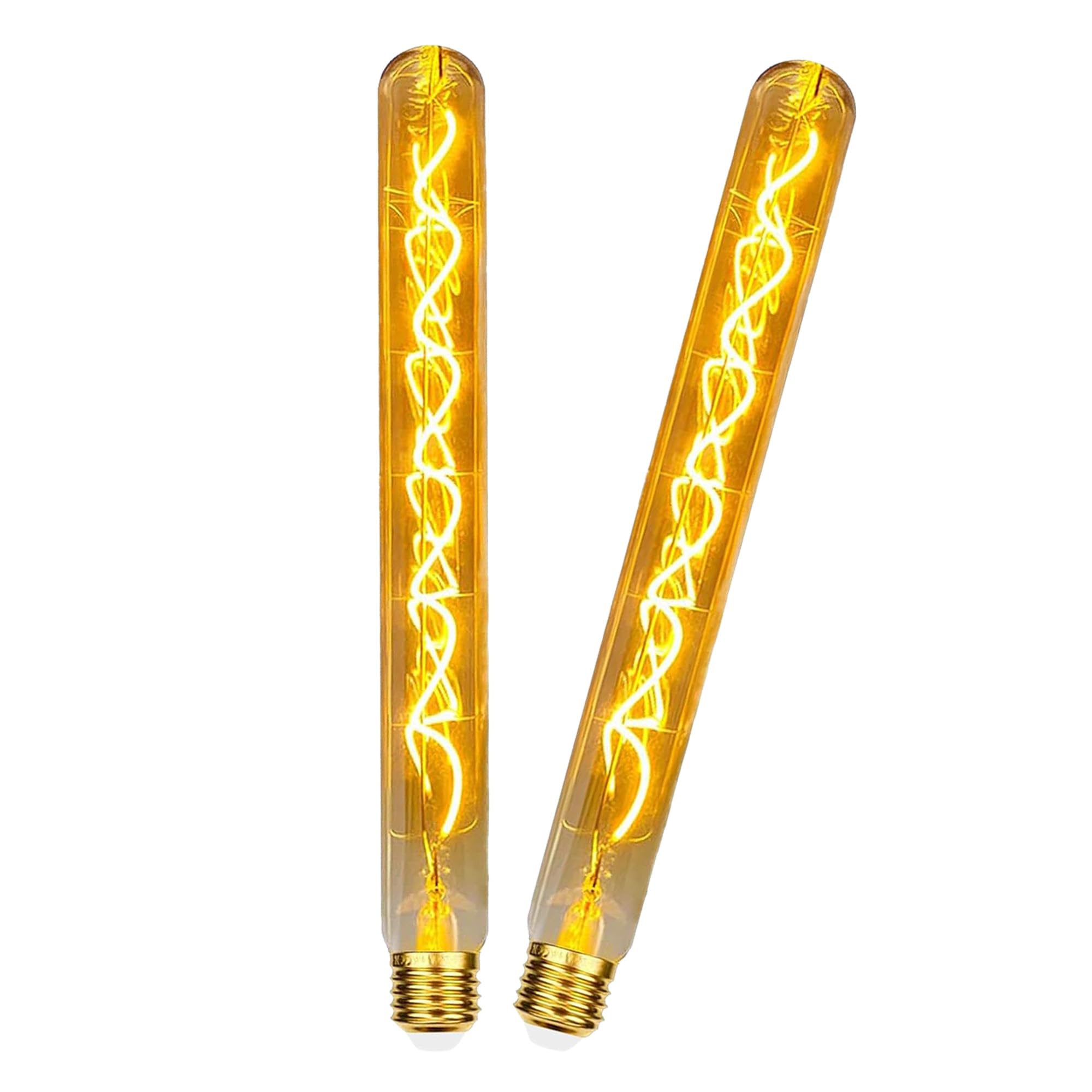 SUYGUAR E27 LED Vintage Glühbirne, Edison Vintage Glühbirne E27 Dimmbar 4W Warmweiß,Retro LED Lampe Dekorative Leuchtmittel Bernstein Für Wohnzimmer/Schlafzimmer/Esszimmer/Küche/Bar - 2 Stück 30mm