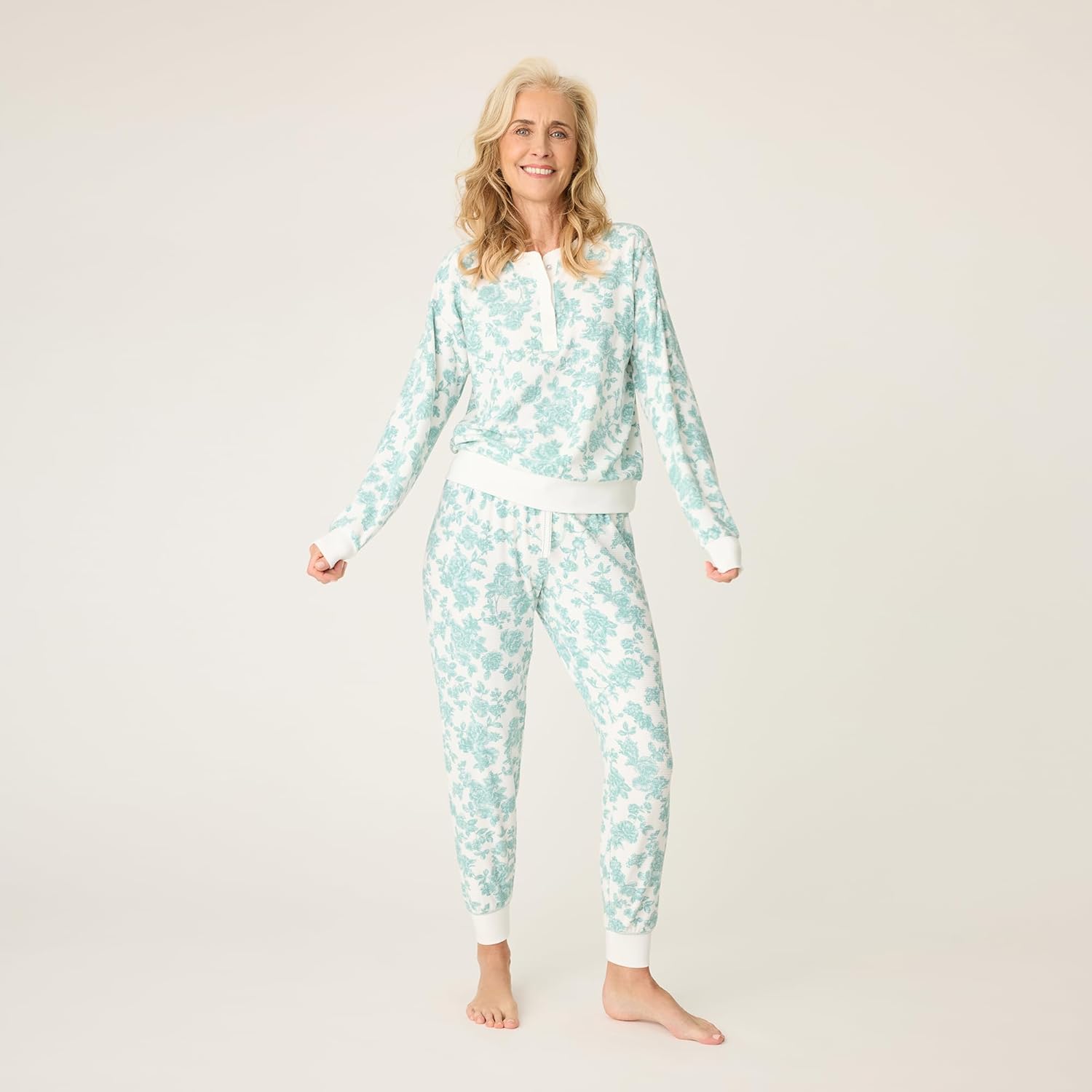 PJ Salvage Women's Lacey Jade Jammie Sleep Pant - Image 4