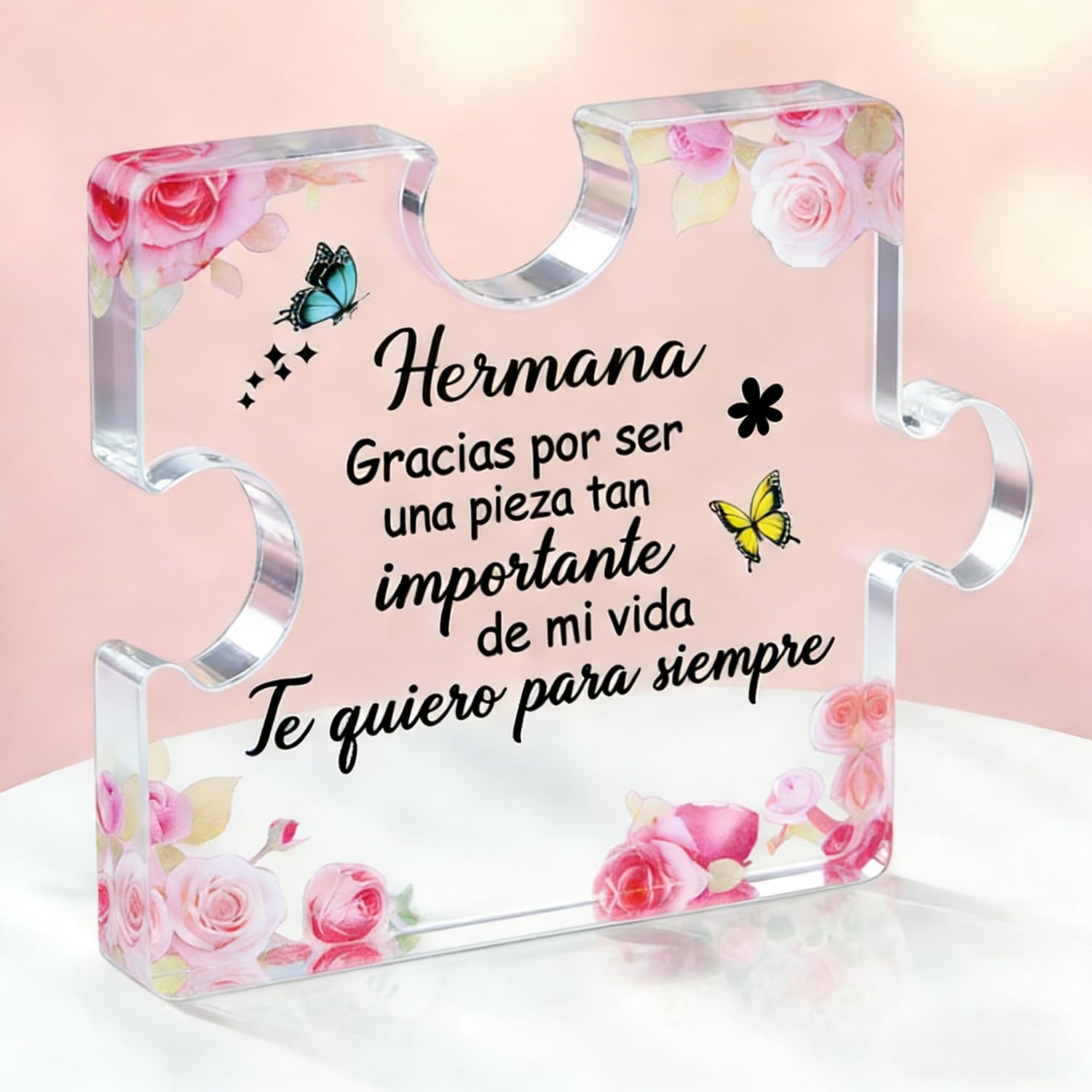 Regalo Dia de la Madre, Regalo Madre, Placa Acrílica en Forma de Puzzle, Regalos Madre Cumpleaños, Navidad, Dia de la Madre Regalos Originales — view 8