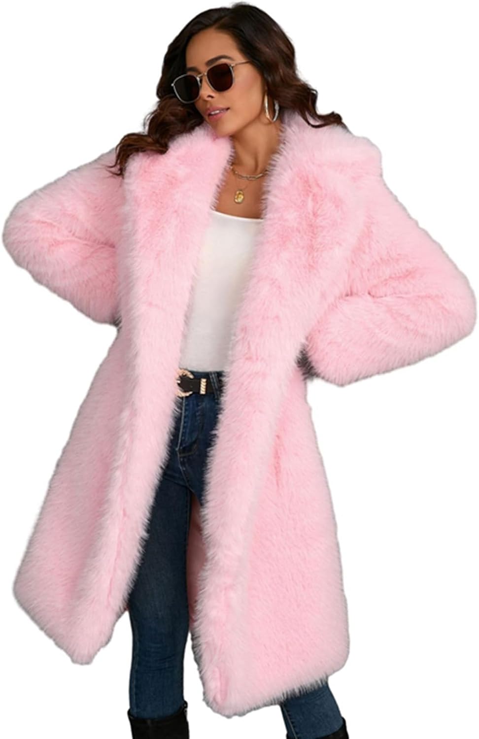 美品】サニークラウズ フードボアコートXL 匿名配送 Sunny clouds