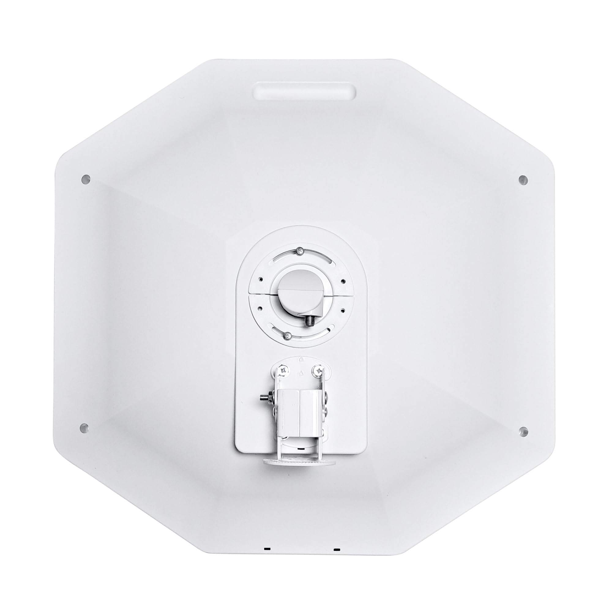 POWERSAT - Flache Satellitenschüssel, 2 Anschlüsse/ 4 Anschlüsse, ideal für ASTRA 1(19.2 E) Satelliten-TV, robuste Satellitenantenne, wetterfest, ideal für Balkon und Camping(TWIN LNB)
