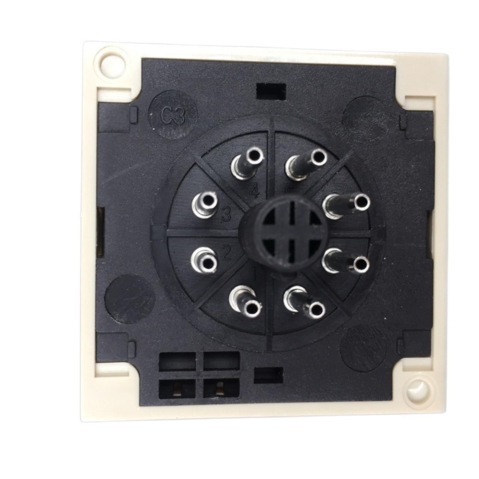DH48S-S DH48S H5CN CA/CC 12 V 24 V 0,1 s-990 h Ciclo SPDT Mini relé Temporizador programable Digital + Base Contador Carril DIN(AC DC 12V)