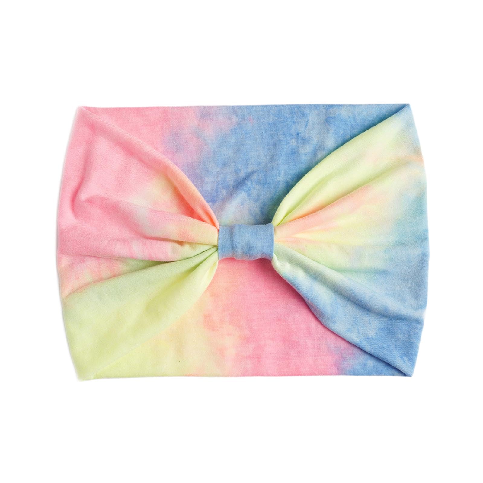 BNF®Women Wide Headband Tie Dye Head Scarf Sweat Absorbent Soft Stretchy Bandana Style D|Clothing, Shoes & Accessories | Womens Accessories | Hair Accessories-image-38
