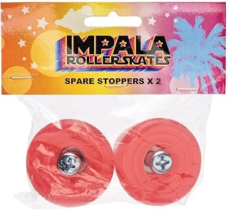 Impala Roller Skates 2 Pack Stopper with Bolts - Red