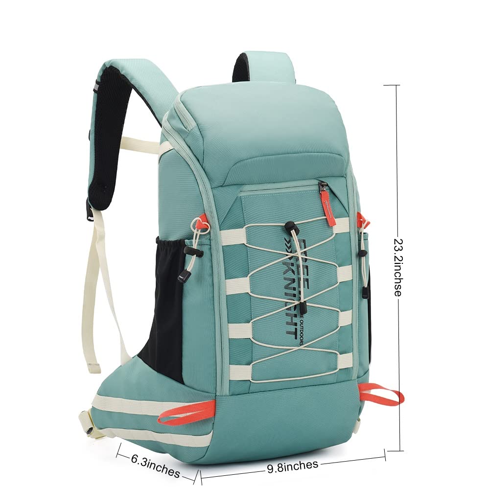 Bseash Mochila de Senderismo Impermeable 40L con Cubierta de Lluvia para Viaje Camping Escalada Esquí Ciclismo