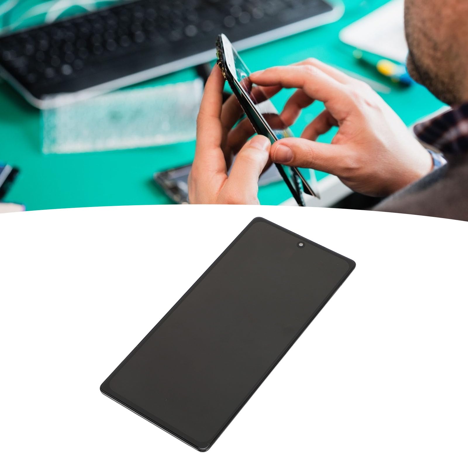 Naroote Kit di Sostituzione del Display del Telefono 6 con Strumenti di Riparazione Gruppo Digitalizzatore Schermo da 6,4 Pollici Facile Installazione Ideale per Professionisti della Riparazione del