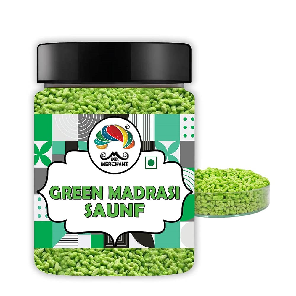 Green Madrasi Saunf Mukhwas Mouth Freshener Mix, 300g