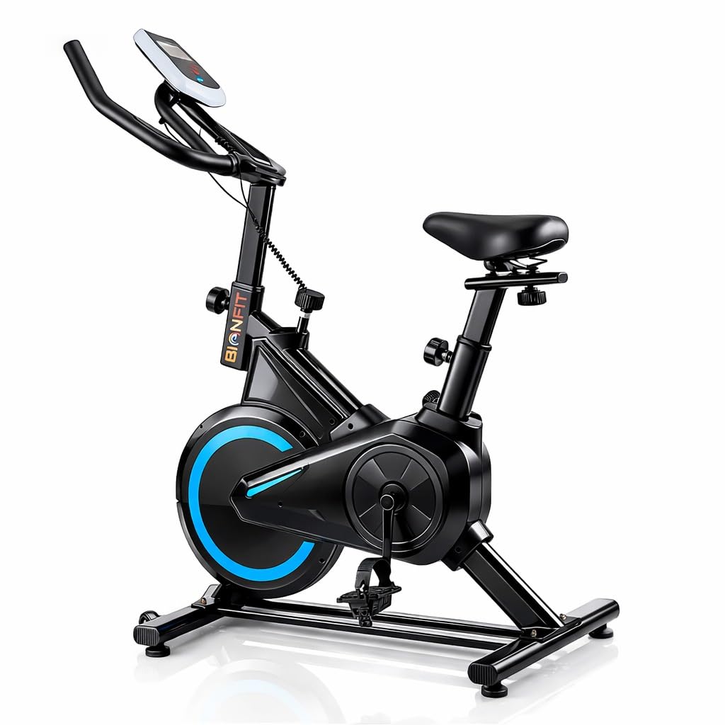 BIONFIT Exercise Bike for Home Gym Fitness | Spin Bike with Adjustable Resistance, Max weight: 100 kg | Exercise Cycle for Weight Loss and Cardio Workouts with 2 Years Warranty & DIY Installation-image-37