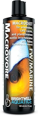 Brightwell Aquatics Macrovore - Food for Anemones, LPS Corals & Planktivorous Motile invertebrates & Fishes, 125 ml