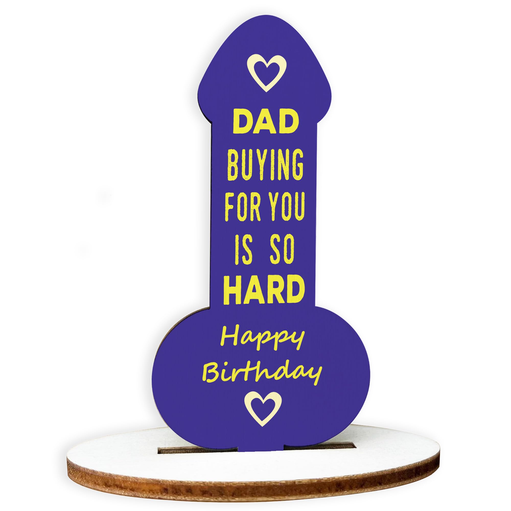 Red Ocean Funny Birthday Gifts For Dad Wood Plaque Dad Birthday Gift Ideas From Daughter Son Joke Gift For Him