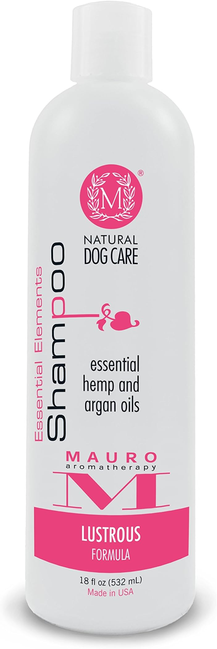 All Natural Volumizing Dog Shampoo 18 Ounces- Lustrous