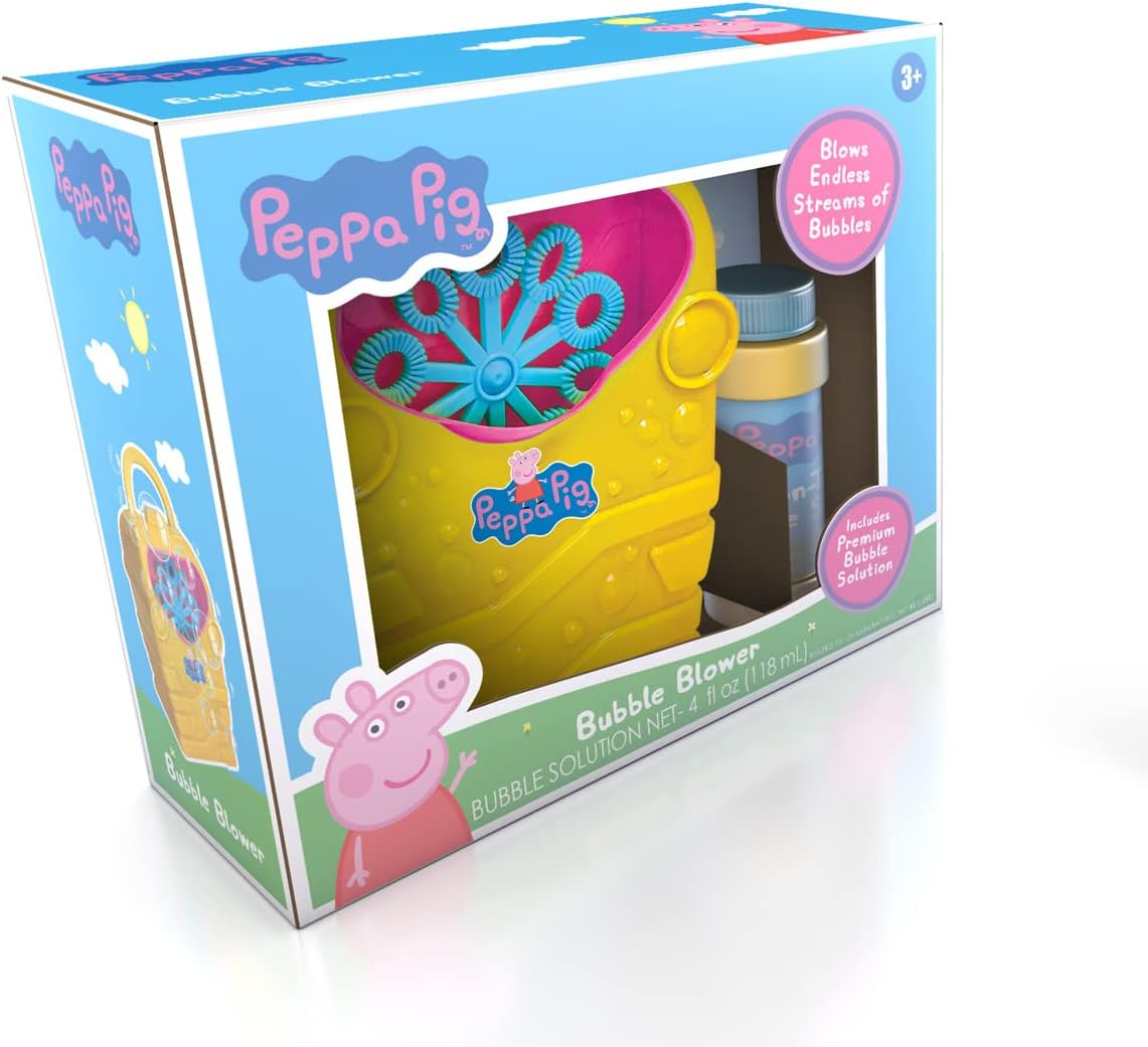 Peppa Pig Bubble Blowing Machine for Kids and Toddlers