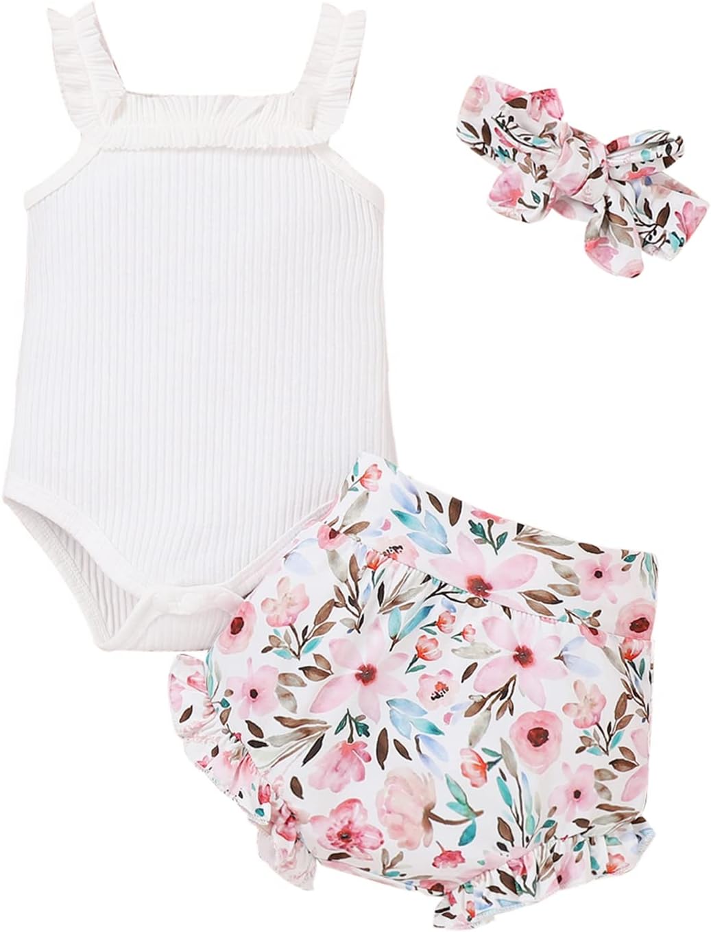 Magic Park Infant Girl Short Set Baby Girls Summer Clothes