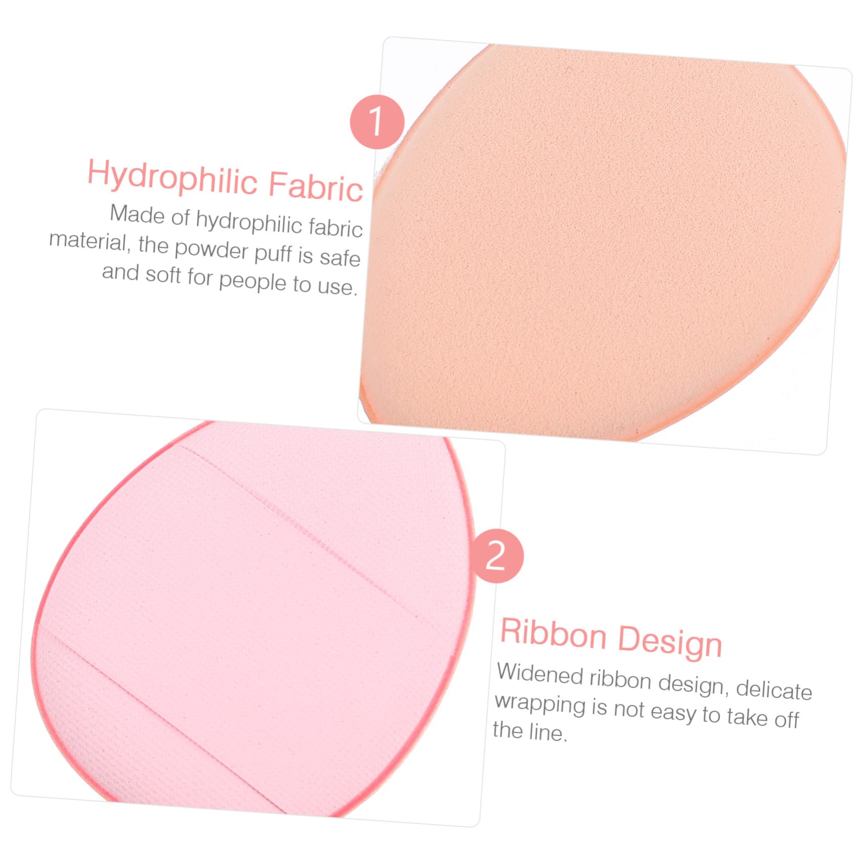 Baluue 60stücke Mini Makeup Schwämme Waschbare Puderquaste Für Foundation Blush Und Highlighter Vielseitig Einsetzbare Beauty-schwämme Für Trockenes Und Makeup Farbton