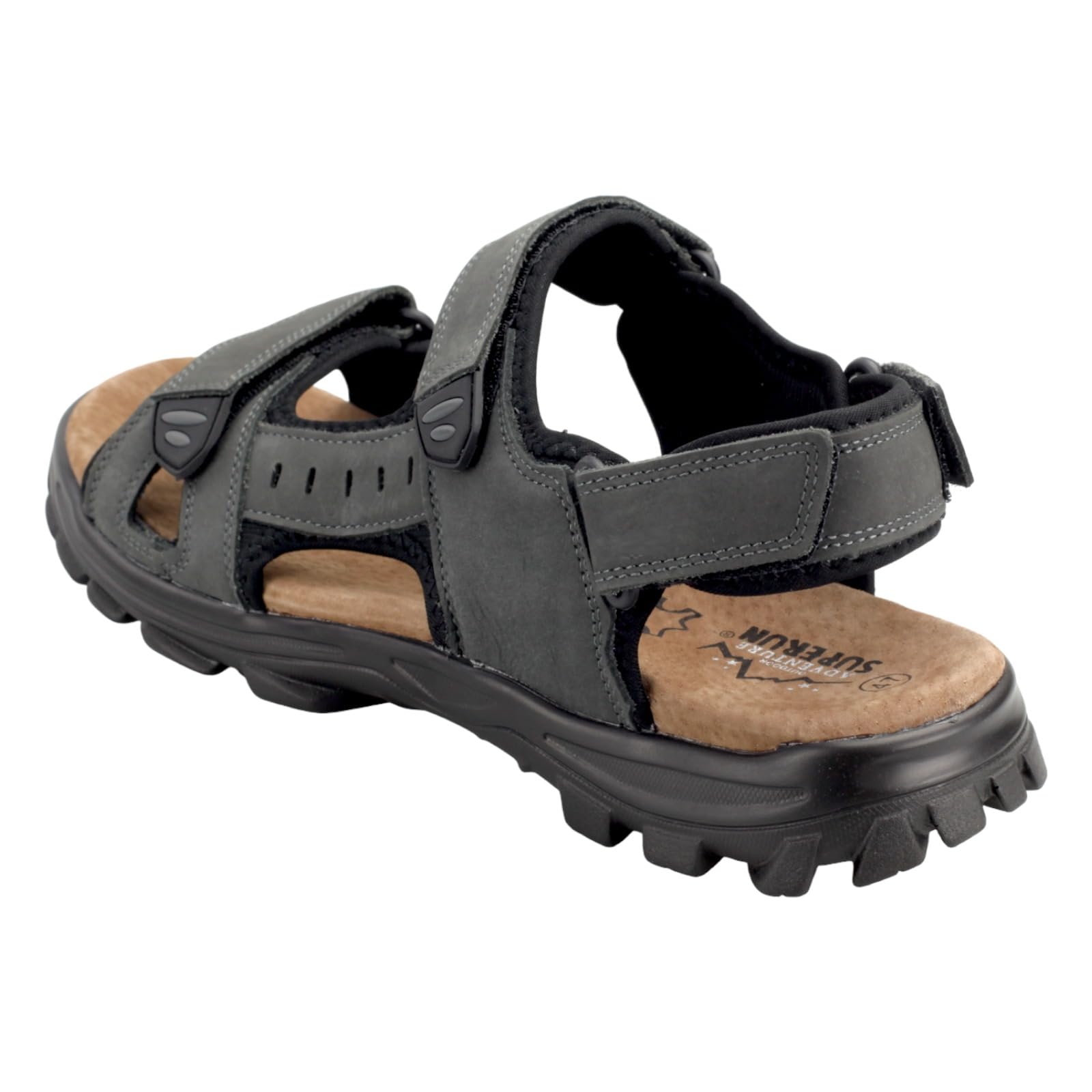 Herren Sandale 47 48 49 Übergröße Leder Outdoorsandalen Trekkingsandalen 1111