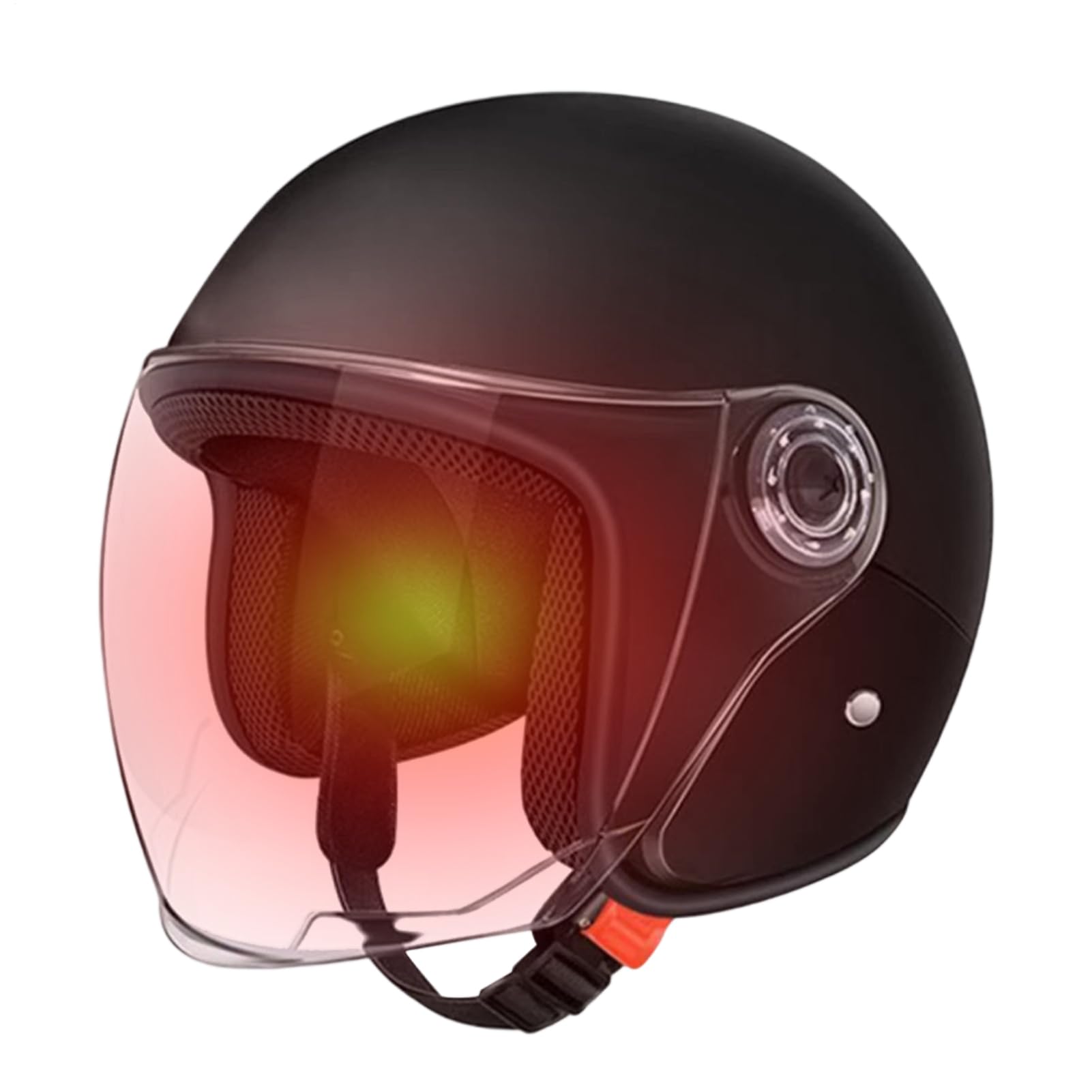Duży kask motocyklowy, otwarty kask dla dorosłych, wyposażenie ochronne z wizjerem, do aktywności na świeżym powietrzu, dojazdów do jazdy na rowerze, skuterze sportowym