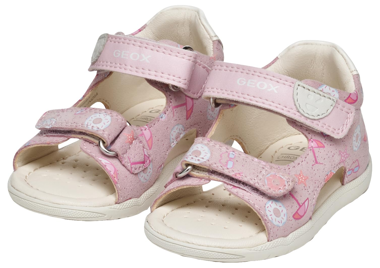 Geox Niemowlęta - dziewczynki B Sandal Macchia GirSandały