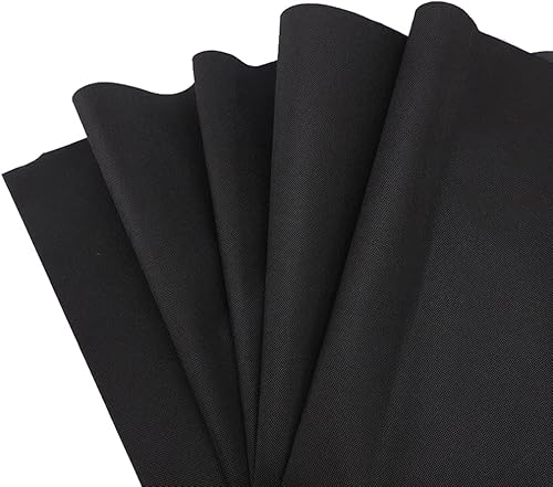 Kuasting Tapicería negro Cambric 63 pulgadas x 3 yardas cubierta de polvo tela inferior tela no tejida para sillas, parte inferior de muebles