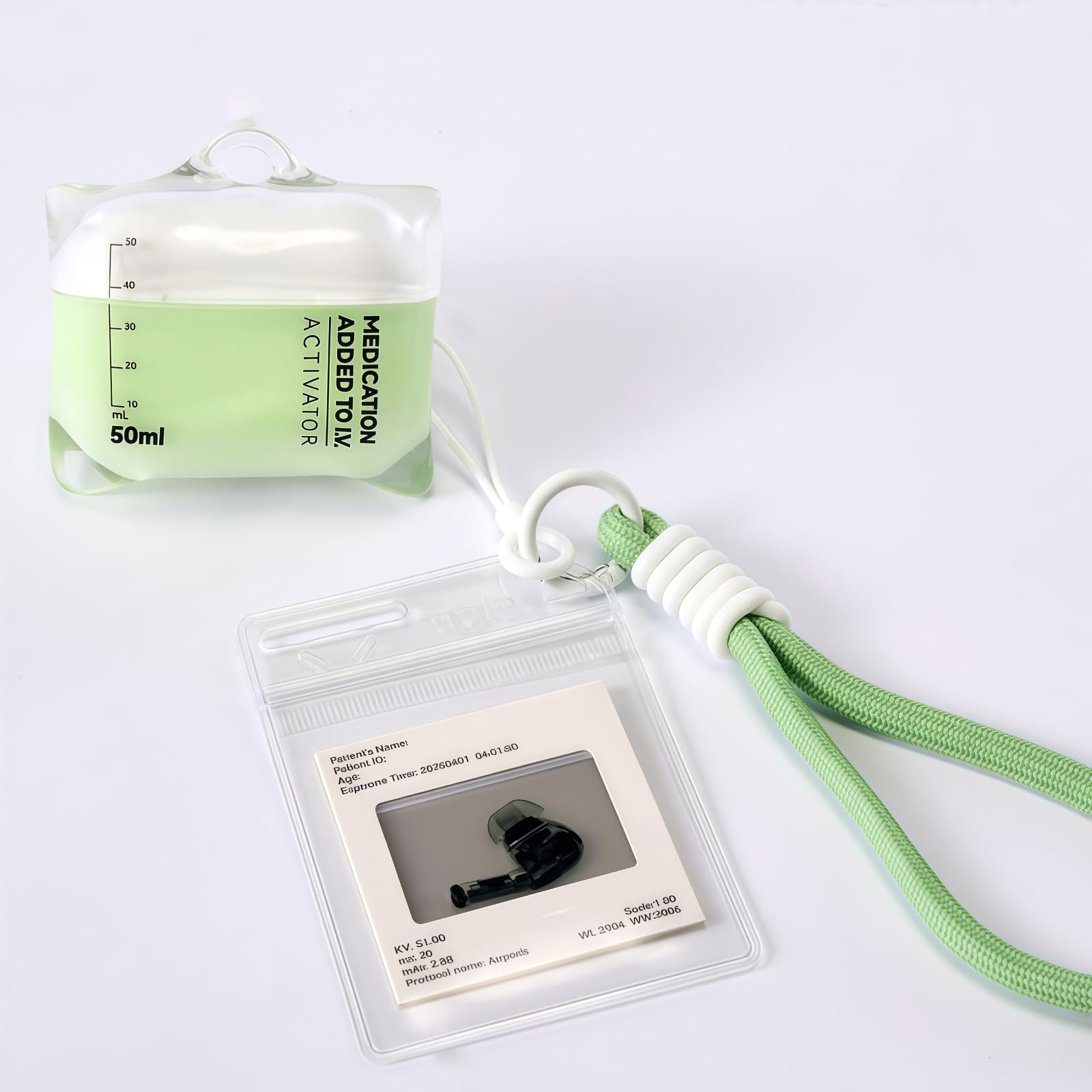 Amazon | Medical IV Bag AirPods ケース, AirPods Pro 2/Pro 1対応