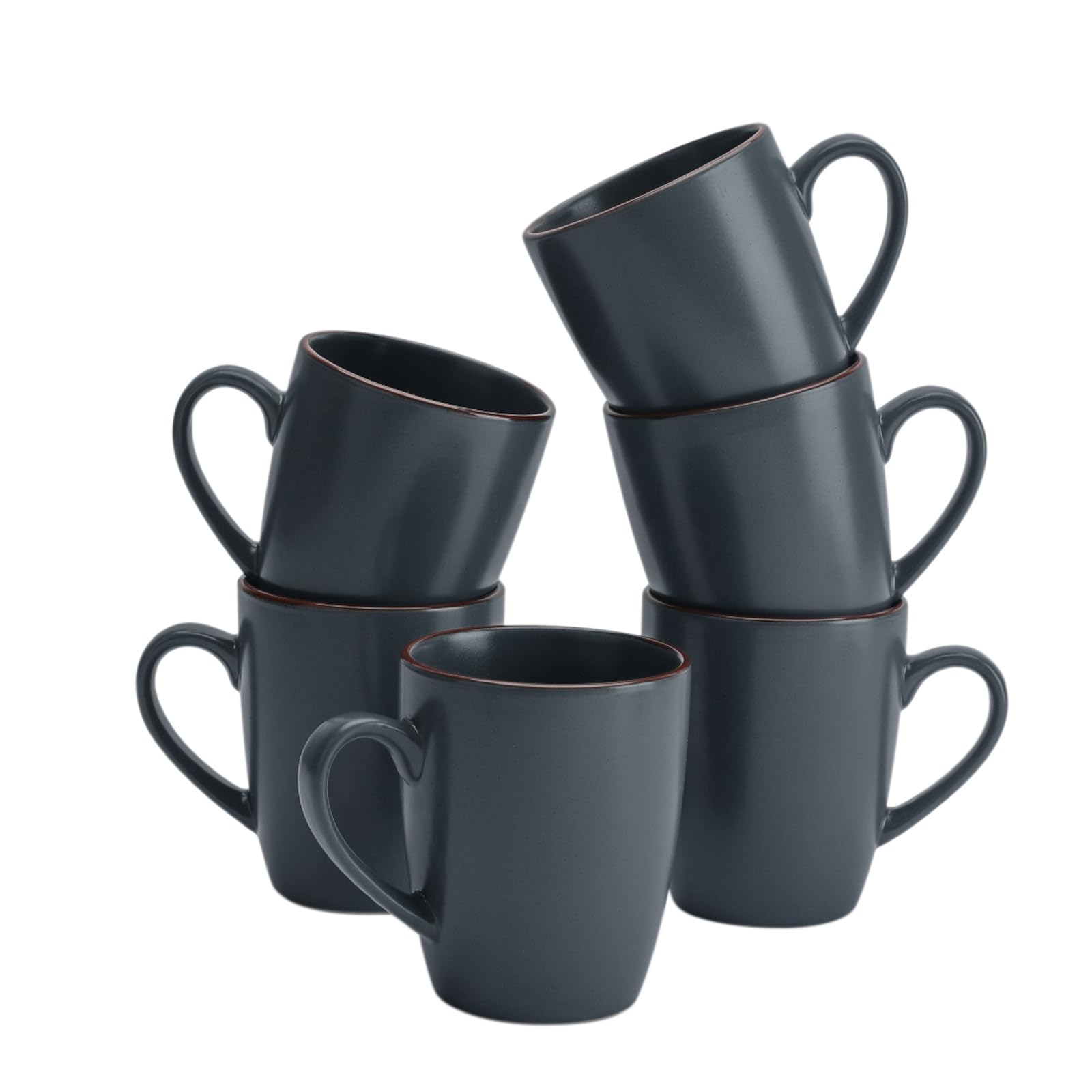 14 ounce ceramic coffee mugs Coffee Mugs (14 oz), Set Of 6 – Vivid Assorted Colors main image 0