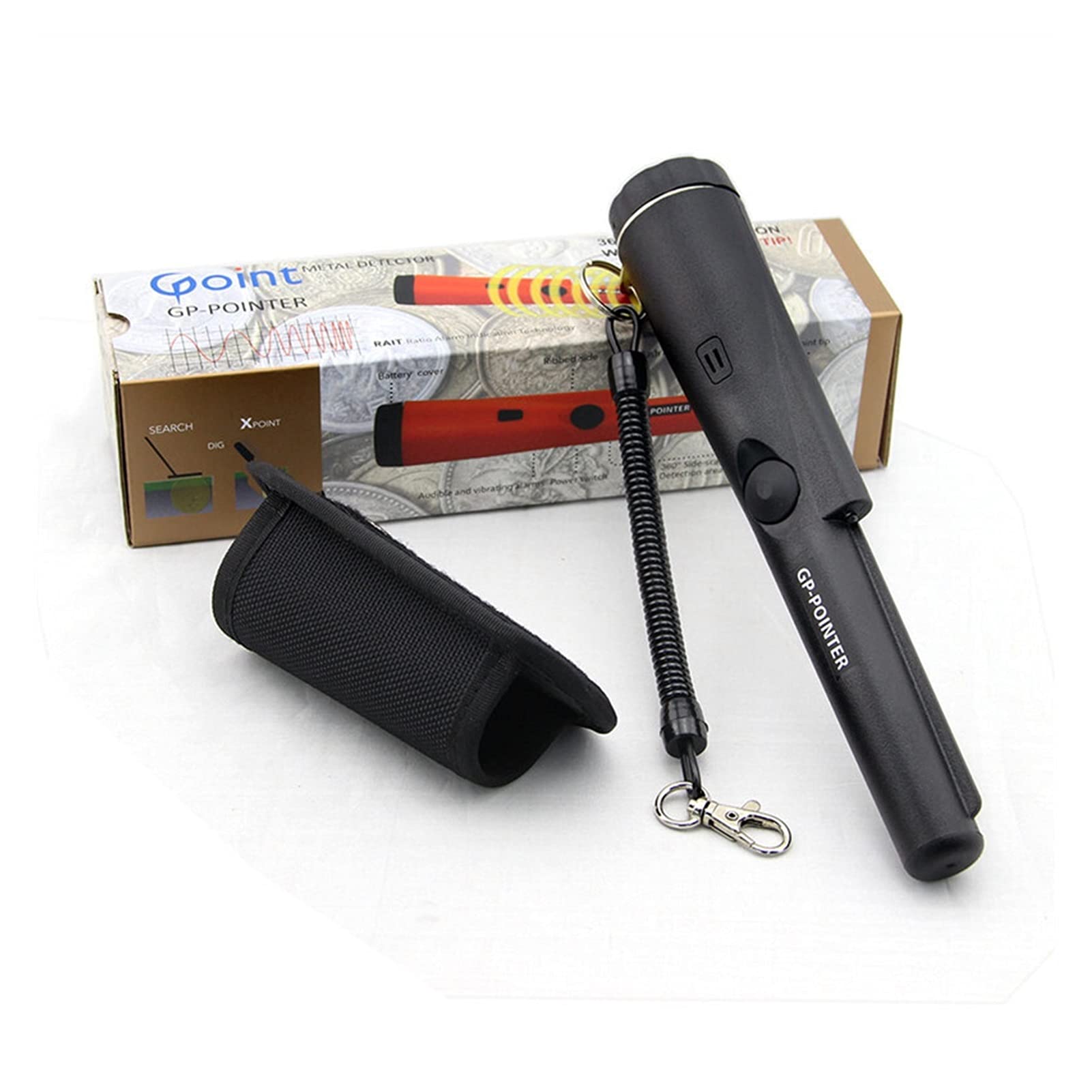Handheld Metaaldetector Set, Professioneel Metaalzoekapparaat Goud