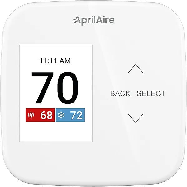 AprilAire S86NMU Programmable Thermostat, Multi-Stage Universal, 2H/2C Heat/Cool Stages or 4H/2C Heat Pump Stages