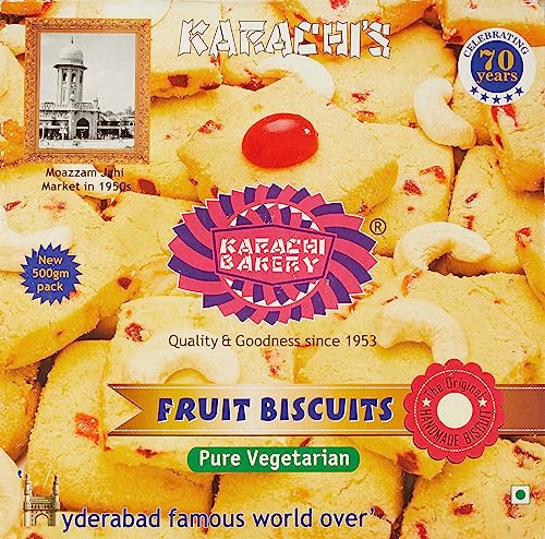 Image of Karachi Bakery Premium Fruit Biscuit, 500g