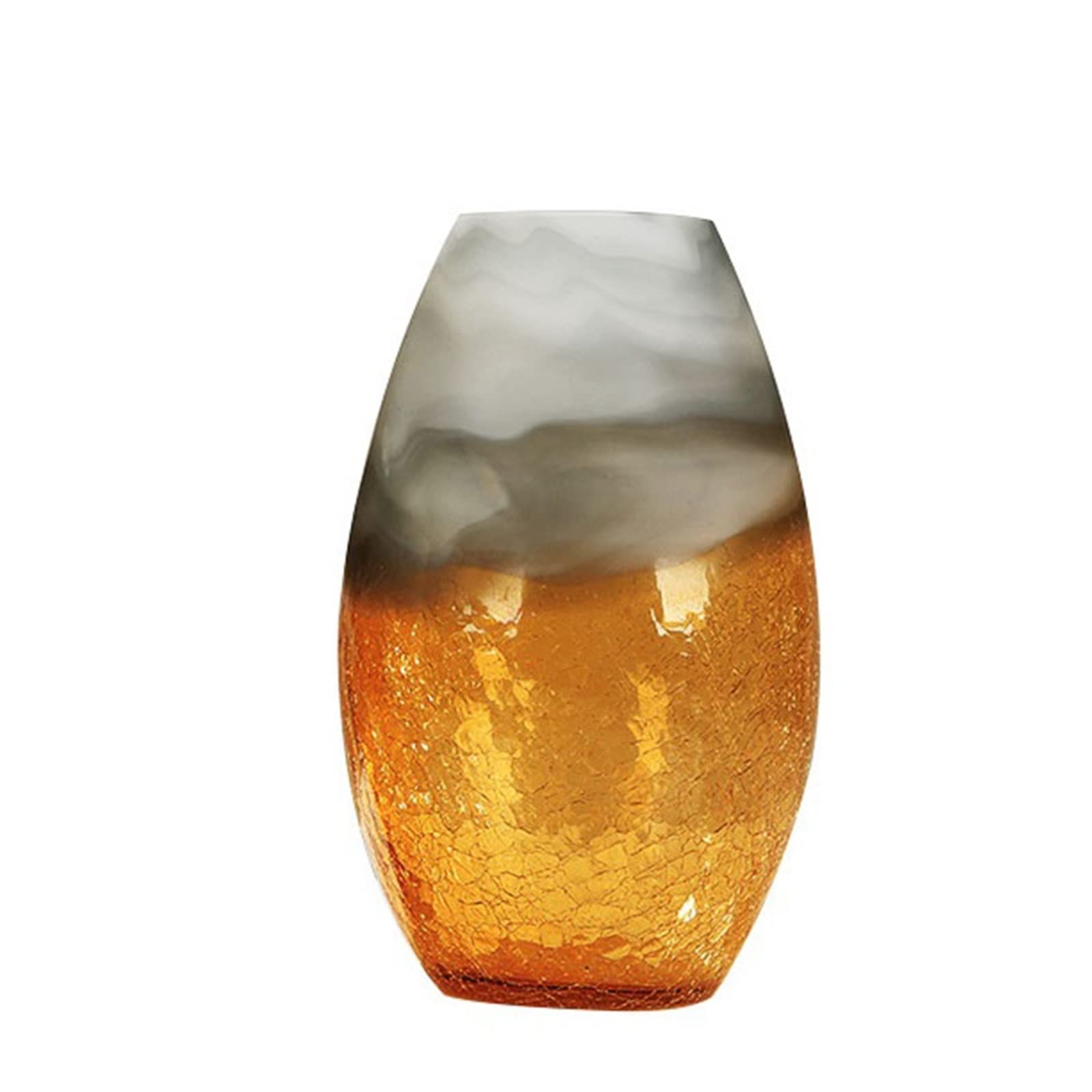Vase en verre ambre pour sublimer les souvenirs de votre salon