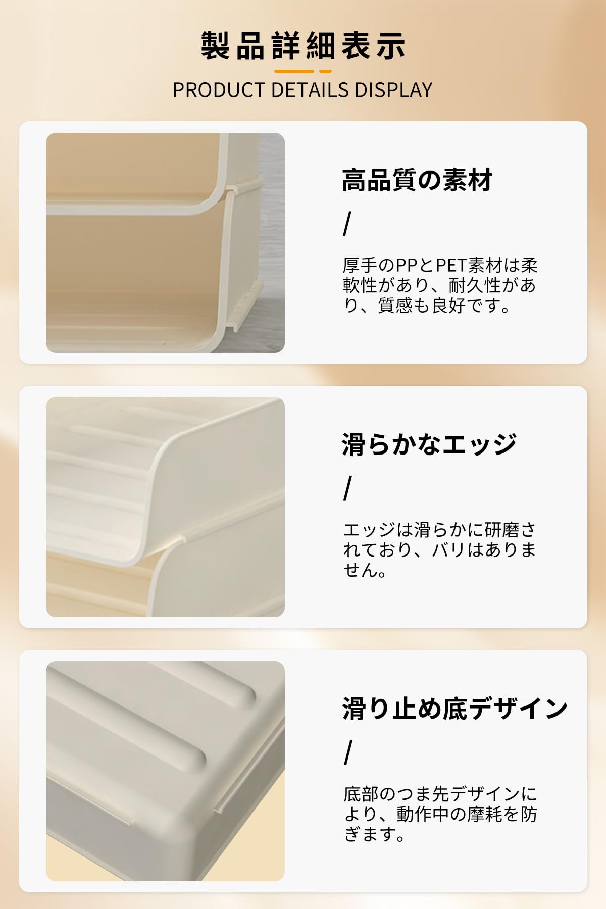Amazon.co.jp: Xpang A4ヨコ置き5段書類トレー 書類ケース 収納ケース