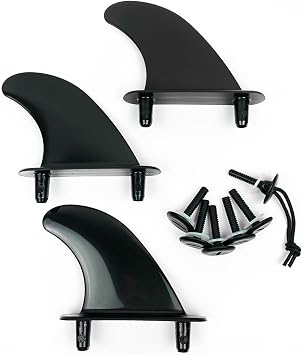 WAVESTORM 4.5in Bolt Thru Fin Set // Fin Set for Bolt through Surfboards